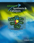 copertina di Advanced Synthesis and Catalysis su cui esce a breve la scoperta dei ricercatori del CNR e dell'Universita' di Padova sulle ossidazioni interamente pulite