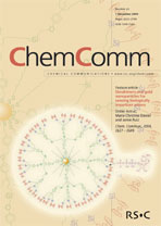 Cover of Chemical Communications