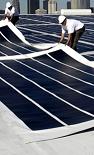 I nuovi moduli solari flessibili recentemente installati a Roma su un'intera collina. La formazione � a Palermo dal 25 febbraio