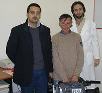Roberto Ruvolo di Rai Med, e Giovanni Palmisano al Cnr di Palermo il 28 dicembre 2005