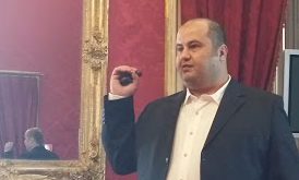 Raed Abu-REziq at FineCat017 (Palermo, 5 April 2017)