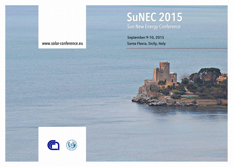 SuNEC 2015 - Cover of the Book of Abstract