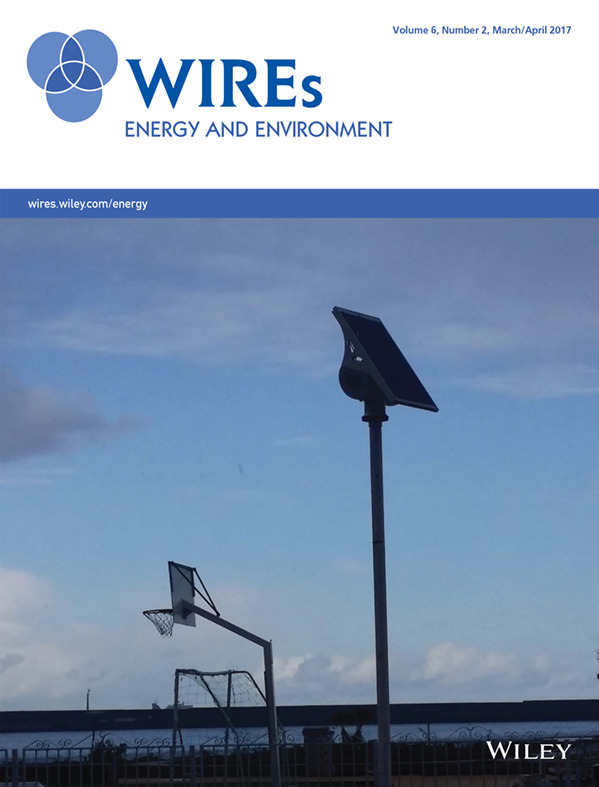 WIREs Energy & Environment - Cover of issue 2/2017