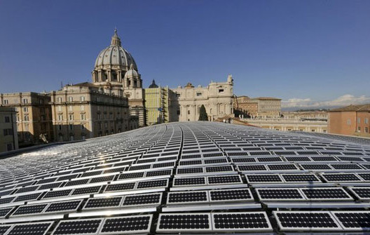 Panneaux solaires au Vatican