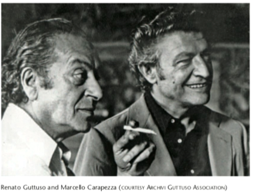 Renato Guttuso e Marcello Carapezza