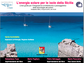 Il solare nelle isole della Sicilia - Palermo, 19 Aprile 2016