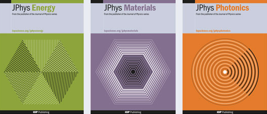 J Phys Energy and its sister journals JPhys Materials and JPhys Photonics