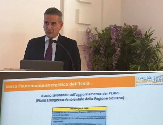 Domenico Santacolomba, Regione Siciliana, il 19 Ottobre 2018 a Catania per il convegno di Italia Solare
