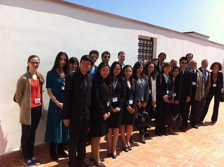 Group picture at Palermo's FineCat
              2013 Symposium