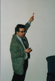 foto di Antonio Tombolini al Quality College del CNR