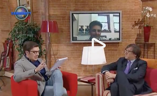 Mario Pagliaro in Rai intervistato per Community nel
            2015