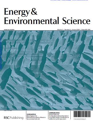 Cover of Energy &
Environmental Science, issue 3, 2009, dedicated to Mario Pagliaro's Lab work