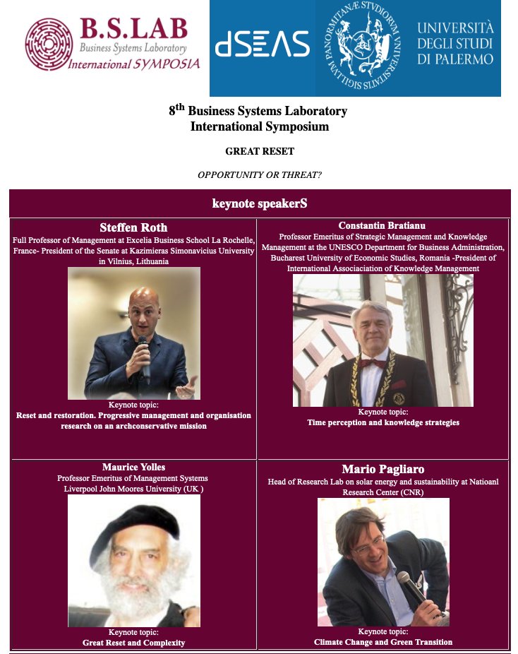 8th
            Business Laboratory International Symposium