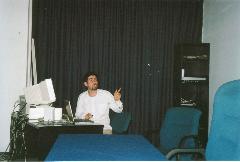 foto di Claudio Santori al Quality College del CNR