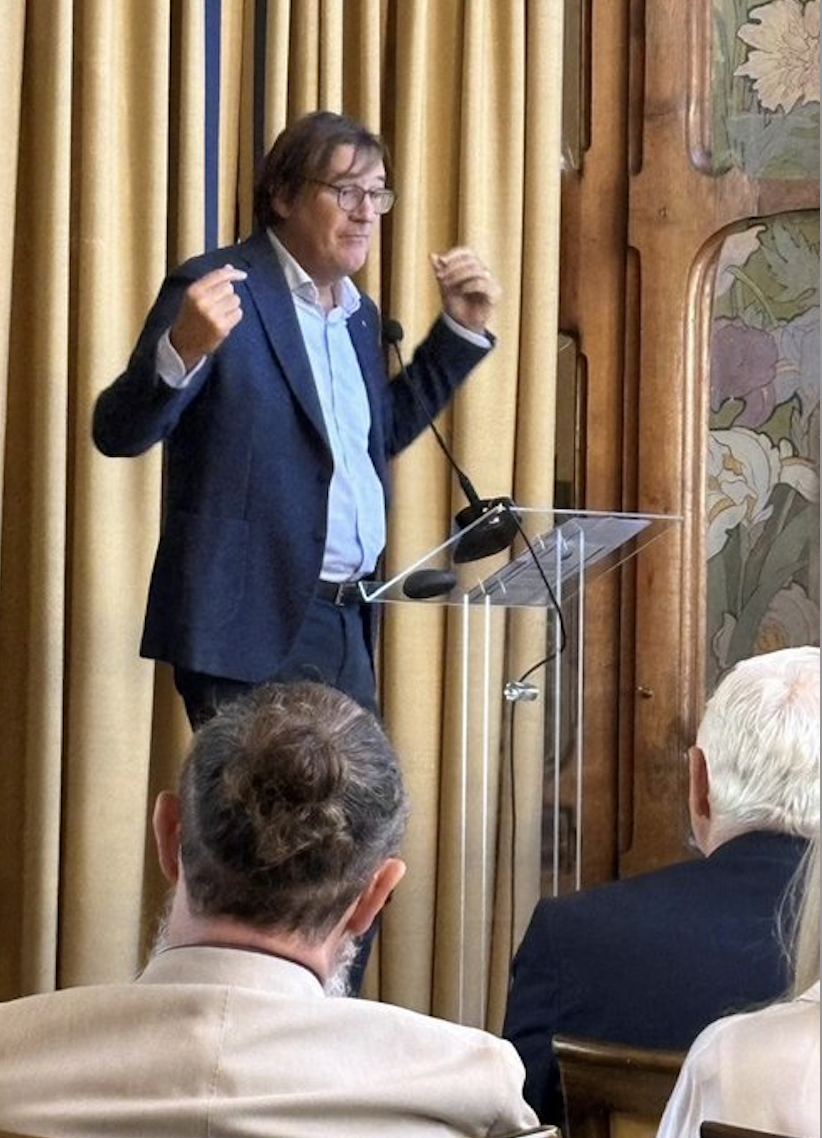 Mario
          Pagliaro al Convegno Emergenza Idrica in Sicilia