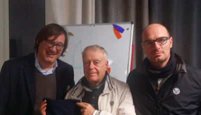 Mario Pagliaro, Carlo Forte e Beppe Tisci alla Lega Navale Italiana, 25 Gen 2017