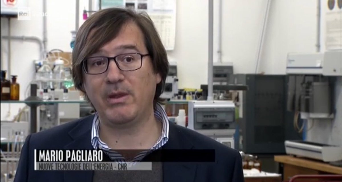 Mario Pagliaro intervistato da Davide Coero Borga per conto della Rai